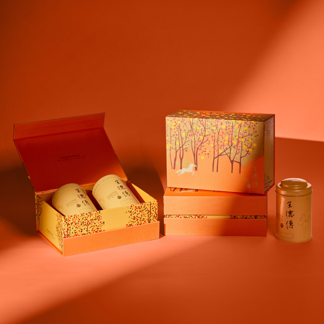 王德傳茶莊｜「新春馳心禮盒」系列